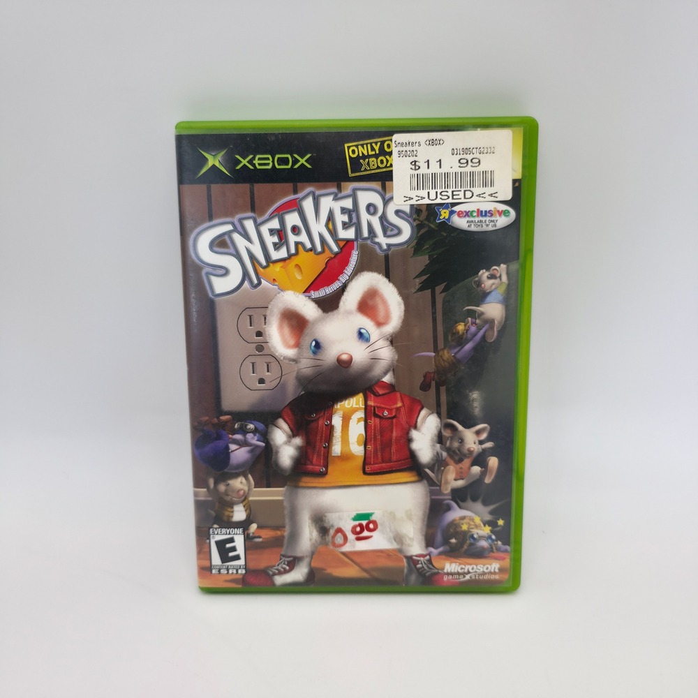 Microsoft Sneakers Xbox Game NTSC Good Toys R Us Exclusive Rare Action Mouse